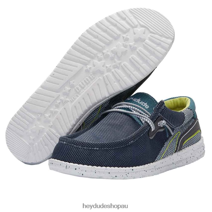 Hey Dude Wally Hawk Space Blue Men V4Z64132