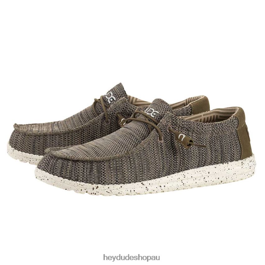 Hey Dude Wally Sox Brown Men V4Z64100