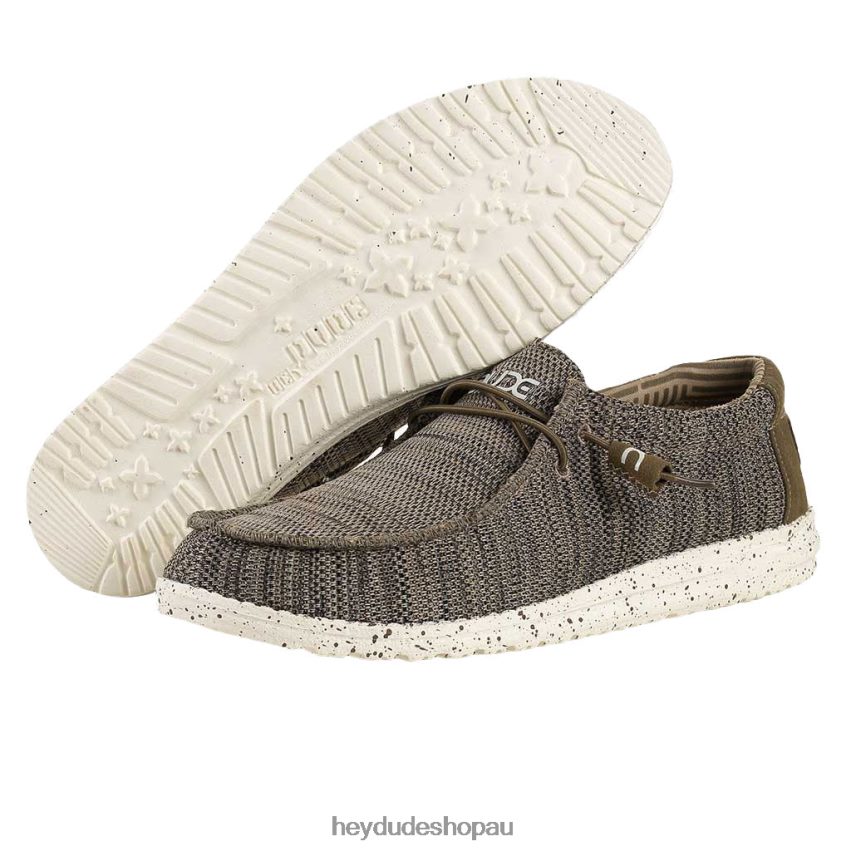 Hey Dude Wally Sox Brown Men V4Z64100