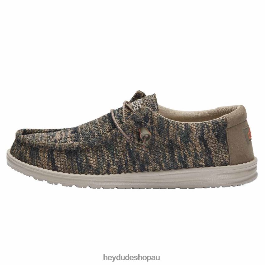 Hey Dude Wally Sox Camo Woodland Men V4Z64135
