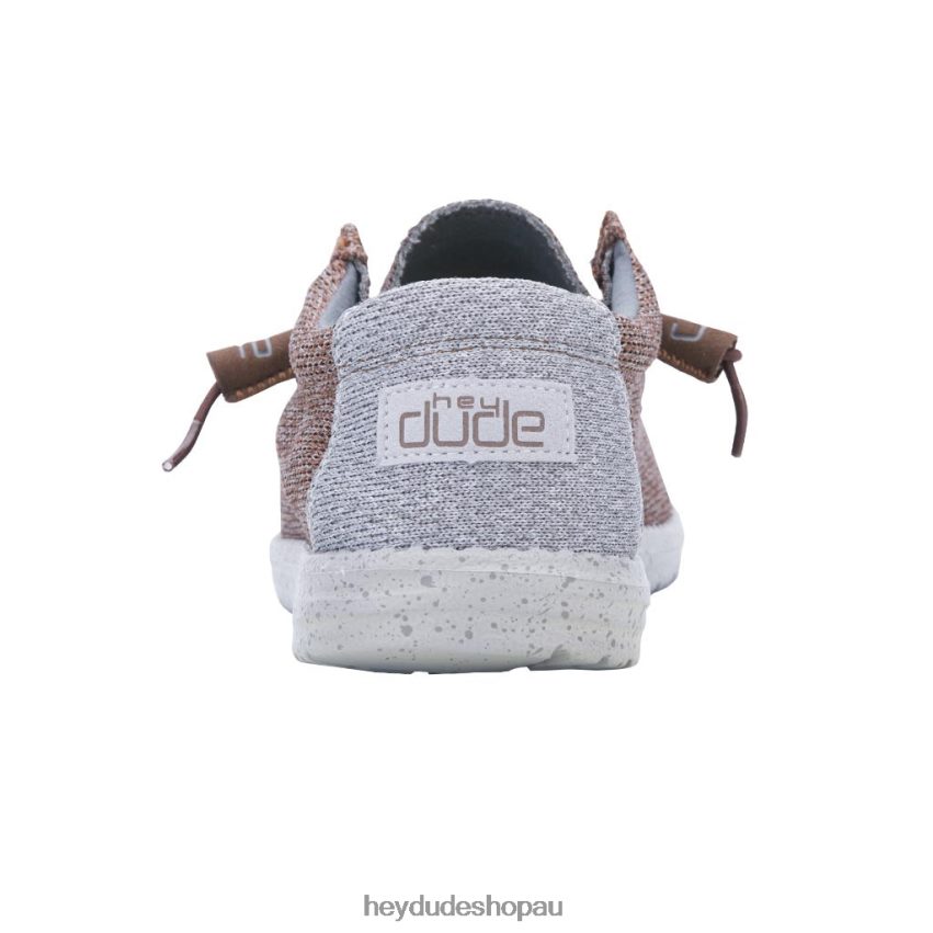 Hey Dude Wally Sox Funk Brown Grey Men V4Z64141