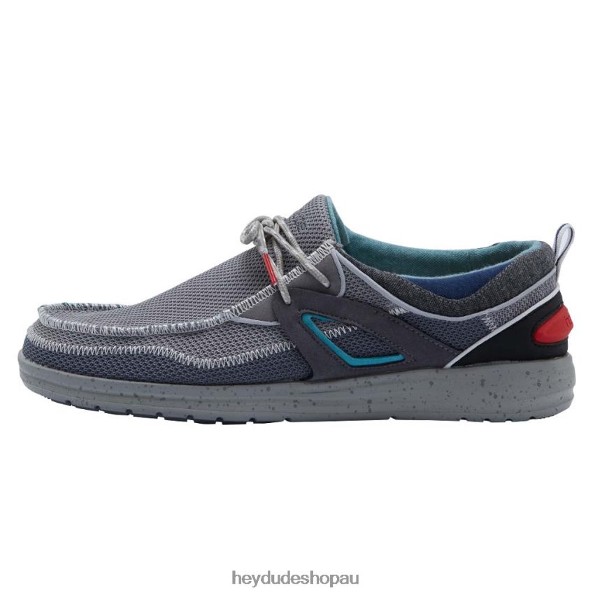 Hey Dude Wally Storm Dark Grey Men V4Z64129