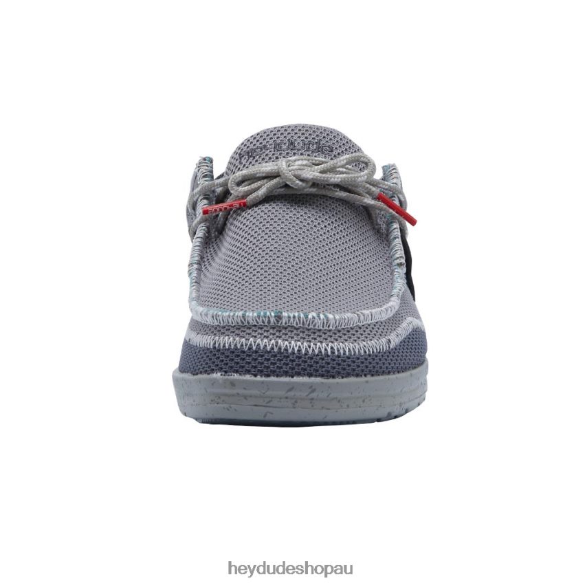 Hey Dude Wally Storm Dark Grey Men V4Z64129