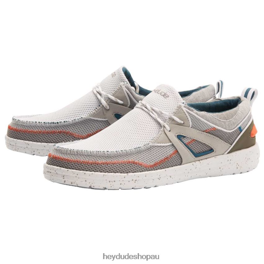 Hey Dude Wally Storm White Grey Men V4Z64128