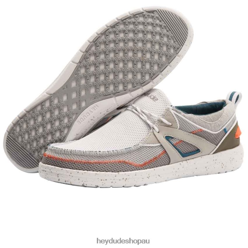 Hey Dude Wally Storm White Grey Men V4Z64128