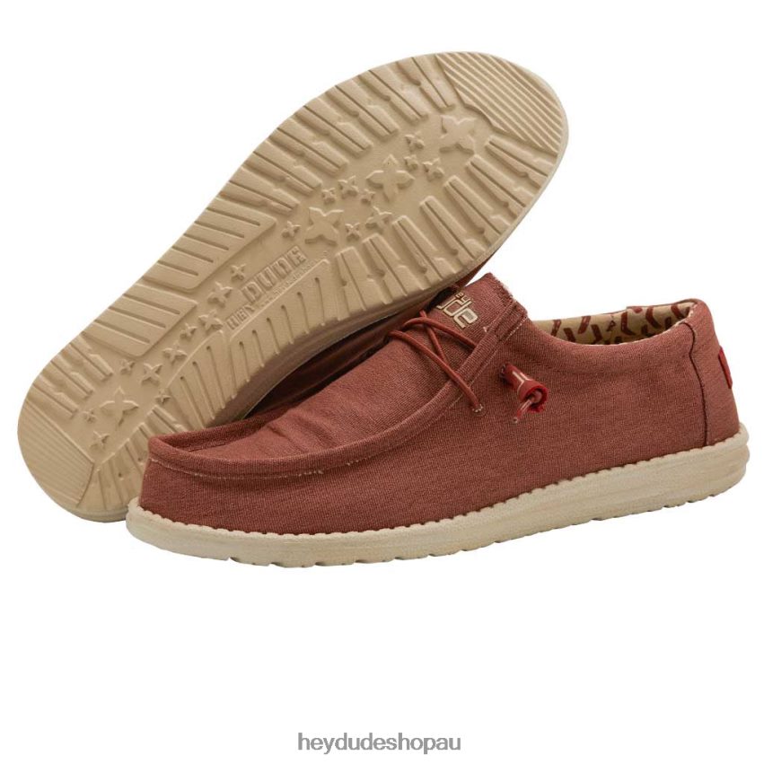 Hey Dude Wally Stretch Brick Men V4Z64134