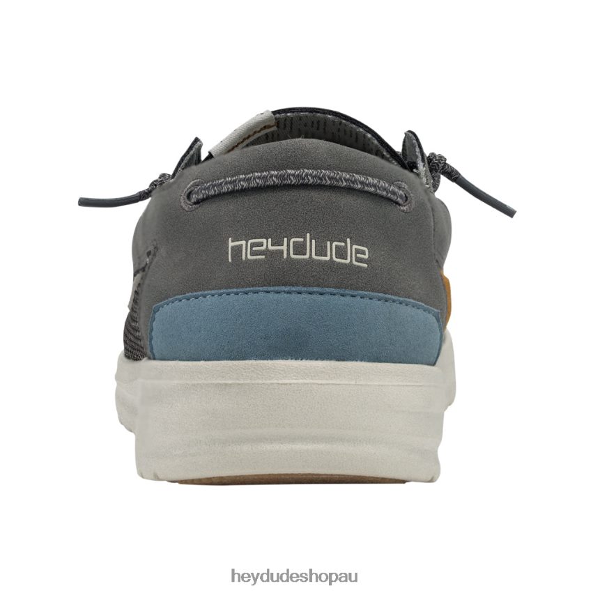 Hey Dude Welsh Grip Steel Grey Men V4Z64150