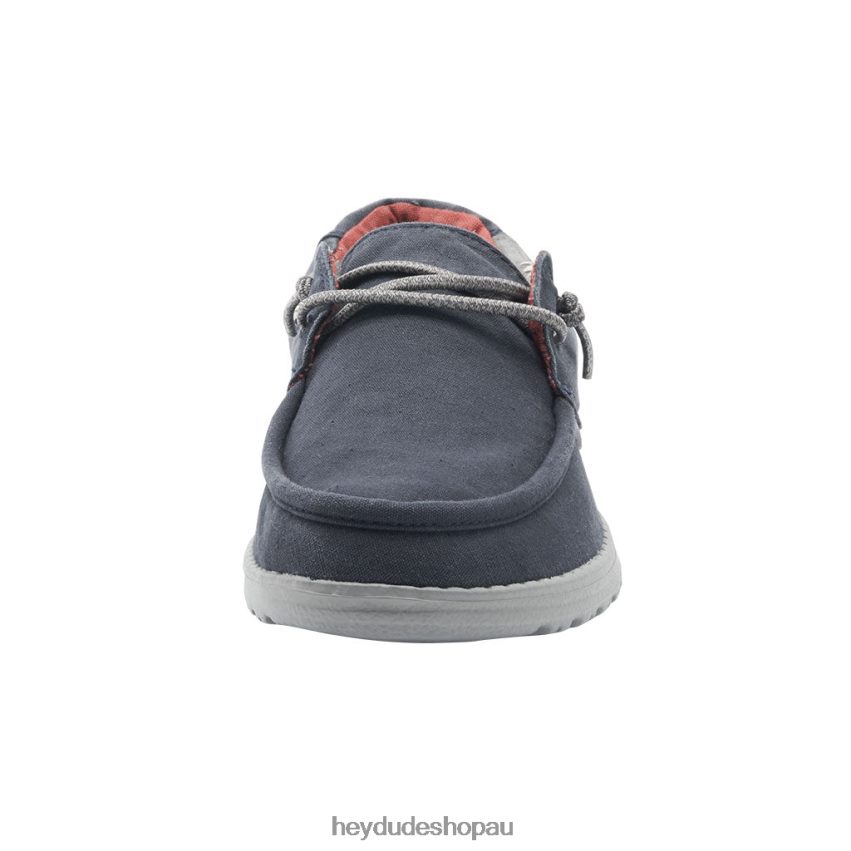 Hey Dude Welsh Washed Navy Men V4Z64145