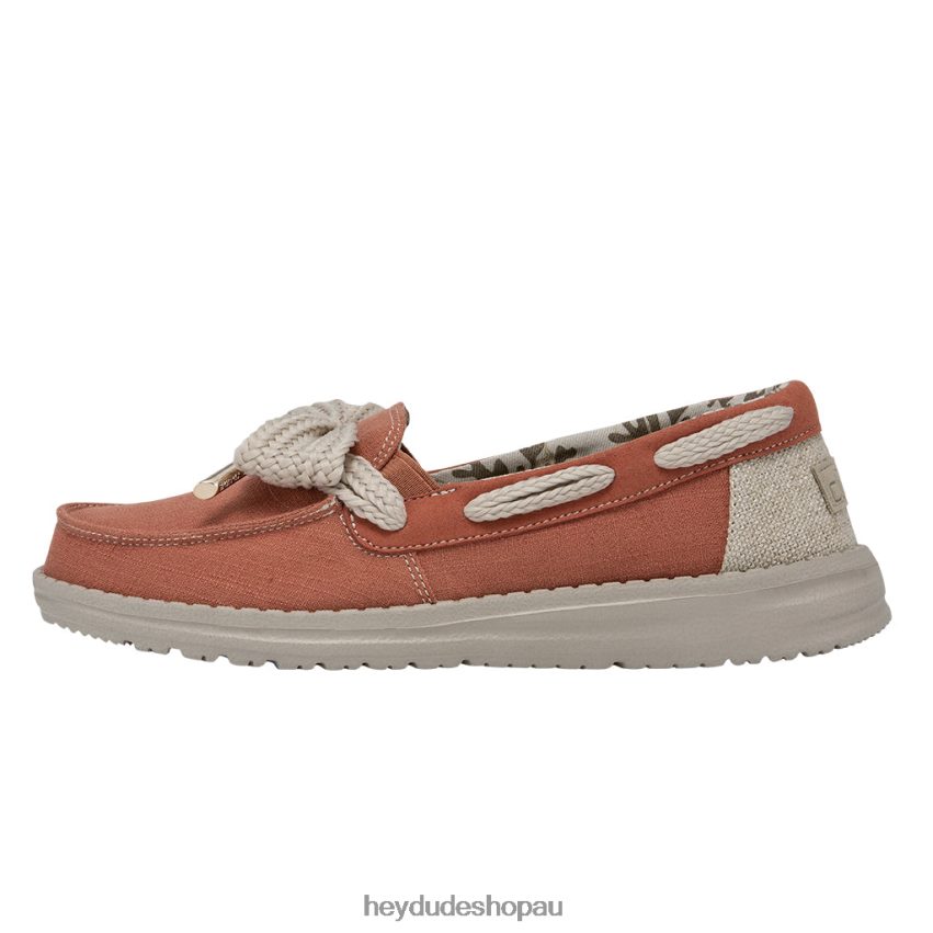 Hey Dude Effie Bay Coral Women V4Z6463