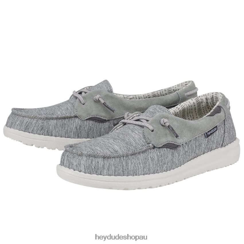 Hey Dude Laila Chambray Ice Grey Women V4Z6464