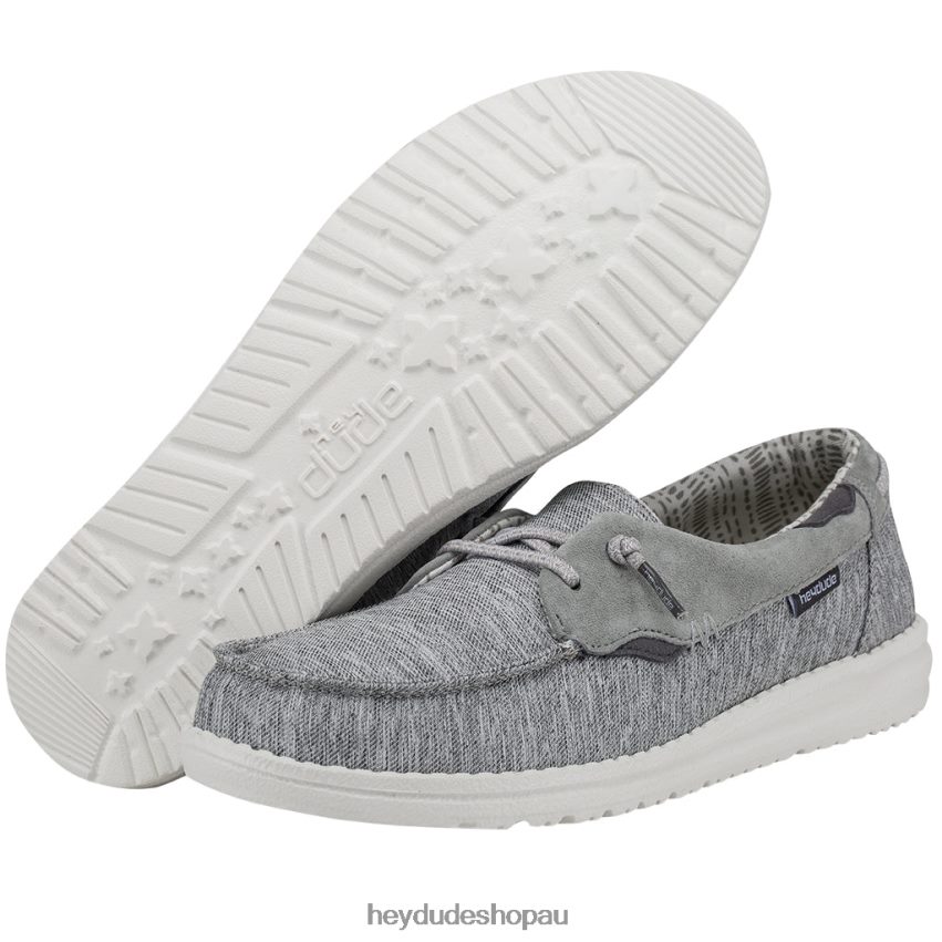 Hey Dude Laila Chambray Ice Grey Women V4Z6464