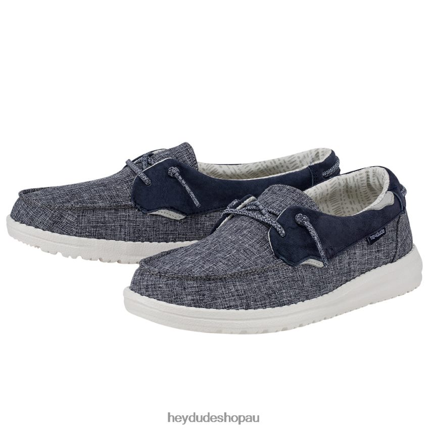 Hey Dude Laila Chambray Sea Blue Women V4Z6466