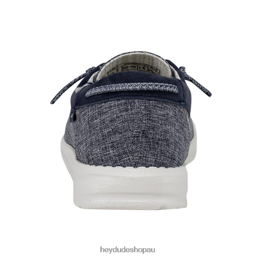 Hey Dude Laila Chambray Sea Blue Women V4Z6466