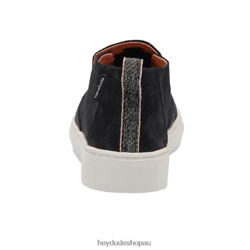 Hey Dude Peyton Croco Black Women V4Z6470