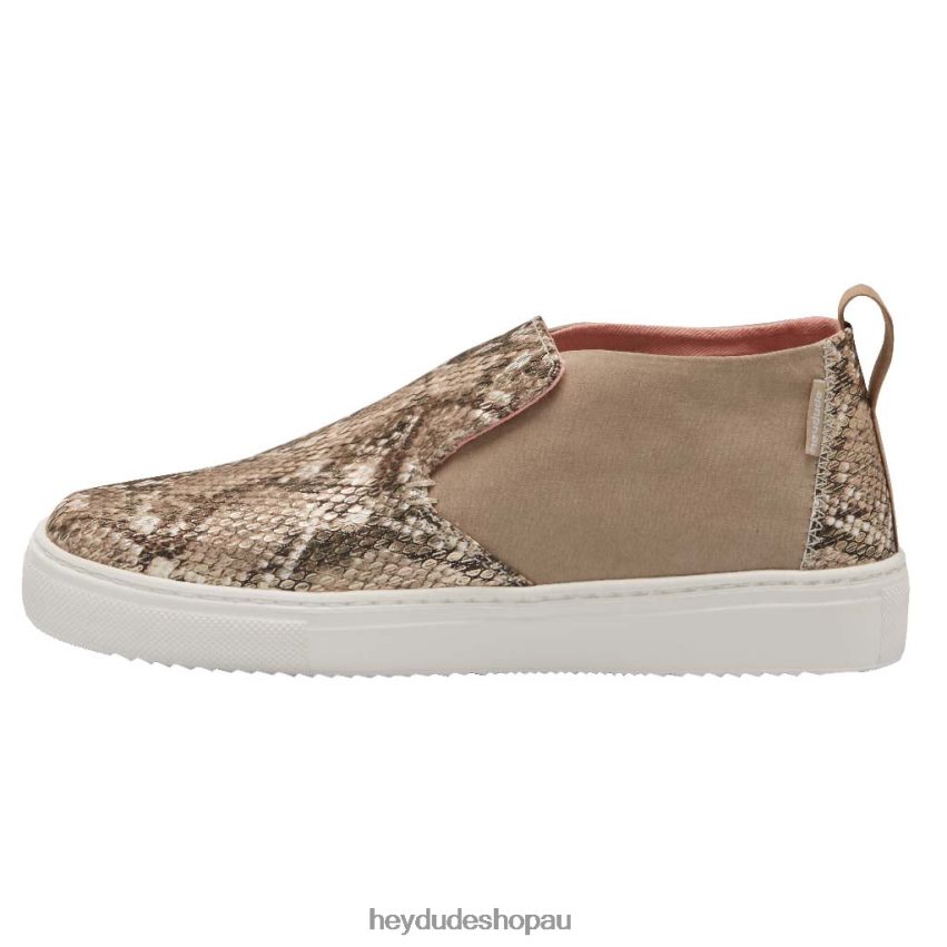 Hey Dude Peyton Snake Brown Women V4Z6469