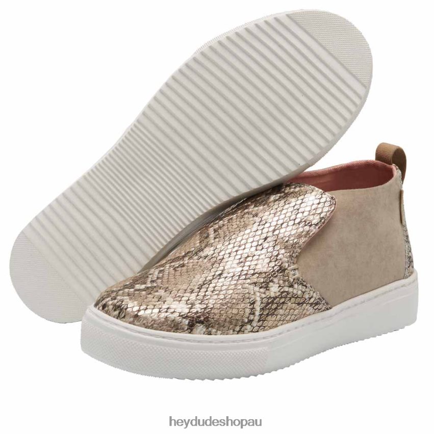 Hey Dude Peyton Snake Brown Women V4Z6469