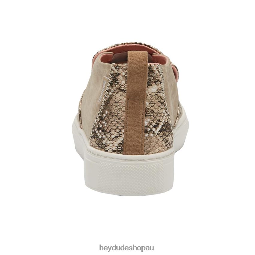 Hey Dude Peyton Snake Brown Women V4Z6469