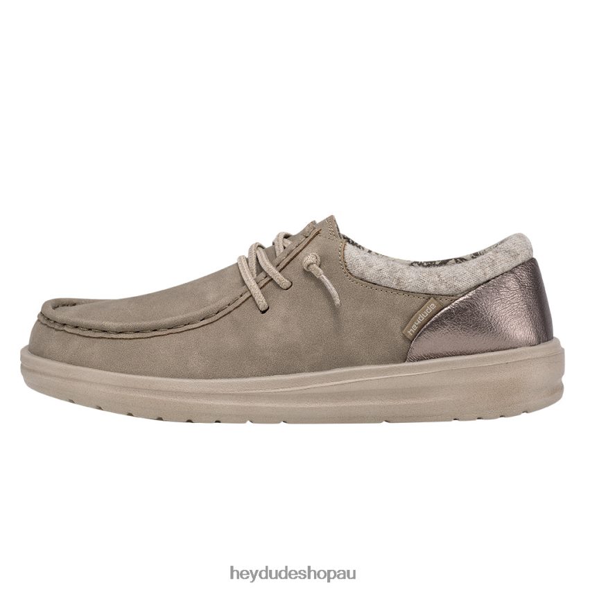 Hey Dude Polly Light Taupe Women V4Z6471