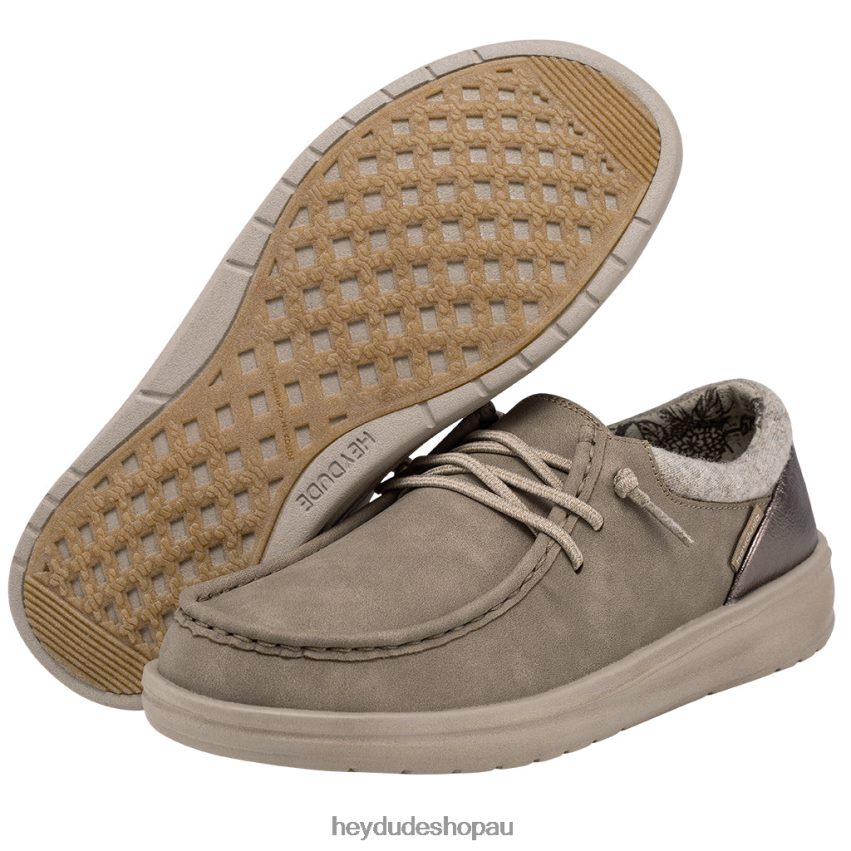 Hey Dude Polly Light Taupe Women V4Z6471