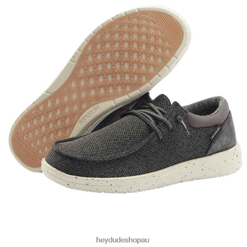 Hey Dude Polly Sox Pearl Black Women V4Z6467