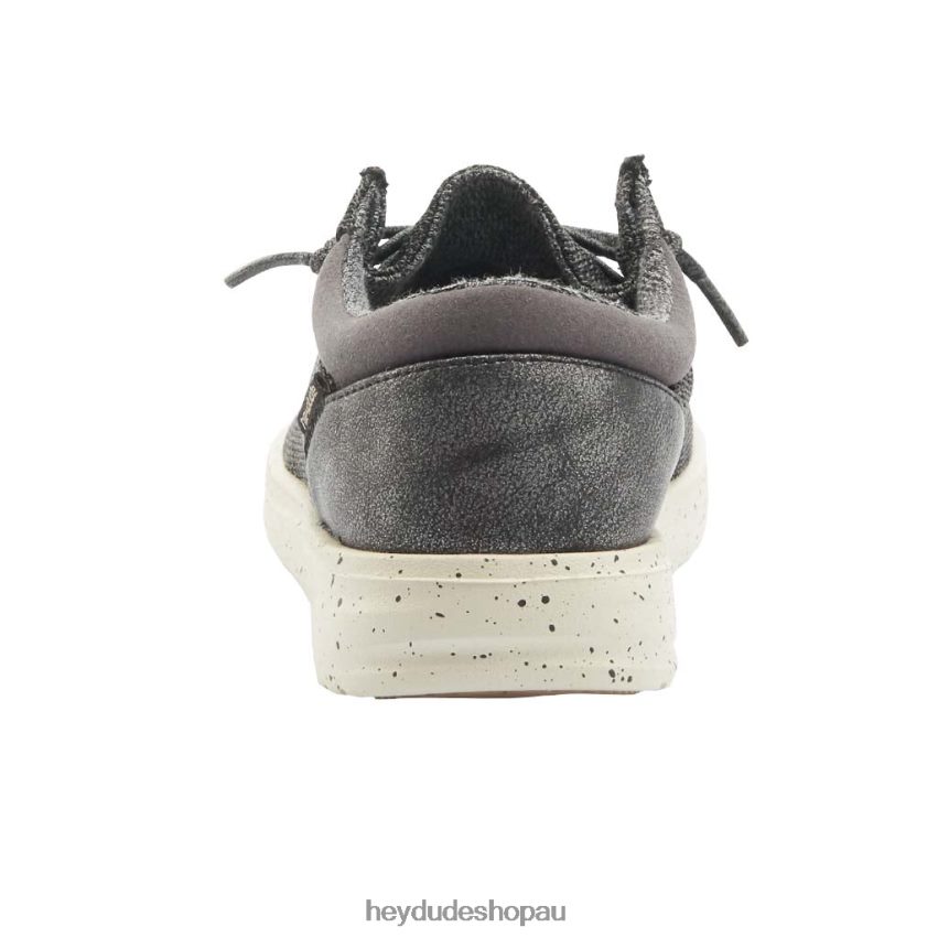 Hey Dude Polly Sox Pearl Black Women V4Z6467