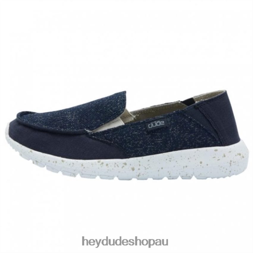 Hey Dude HEYDUDE Ava Isla Micro Sox Navy Slip On / Mule Women V4Z64399