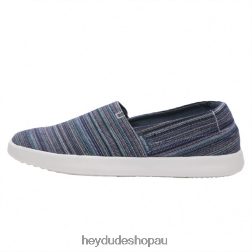 Hey Dude HEYDUDE Carly Blue Ibiza Canvas Slip On Women V4Z64405