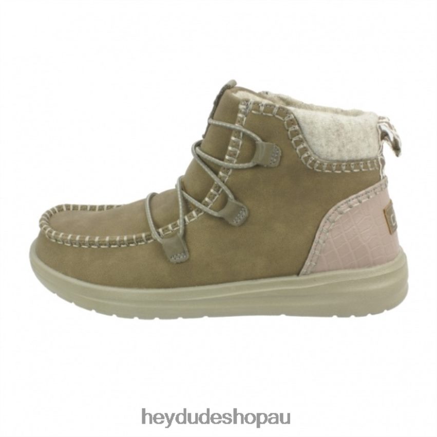 Hey Dude HEYDUDE Eloise Recycled Leather Brown Women V4Z64379