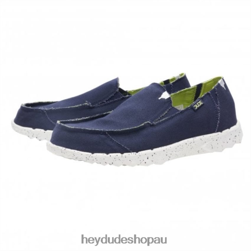 Hey Dude HEYDUDE Farty Funk Ladies Navy Lime Women V4Z64403