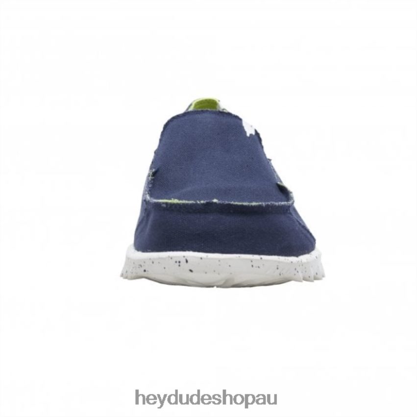 Hey Dude HEYDUDE Farty Funk Ladies Navy Lime Women V4Z64403