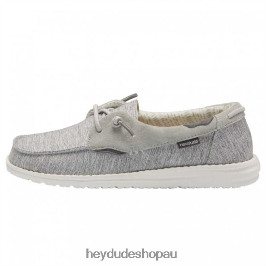 Hey Dude HEYDUDE Laila Lily Chambray Ice Grey Women V4Z64469