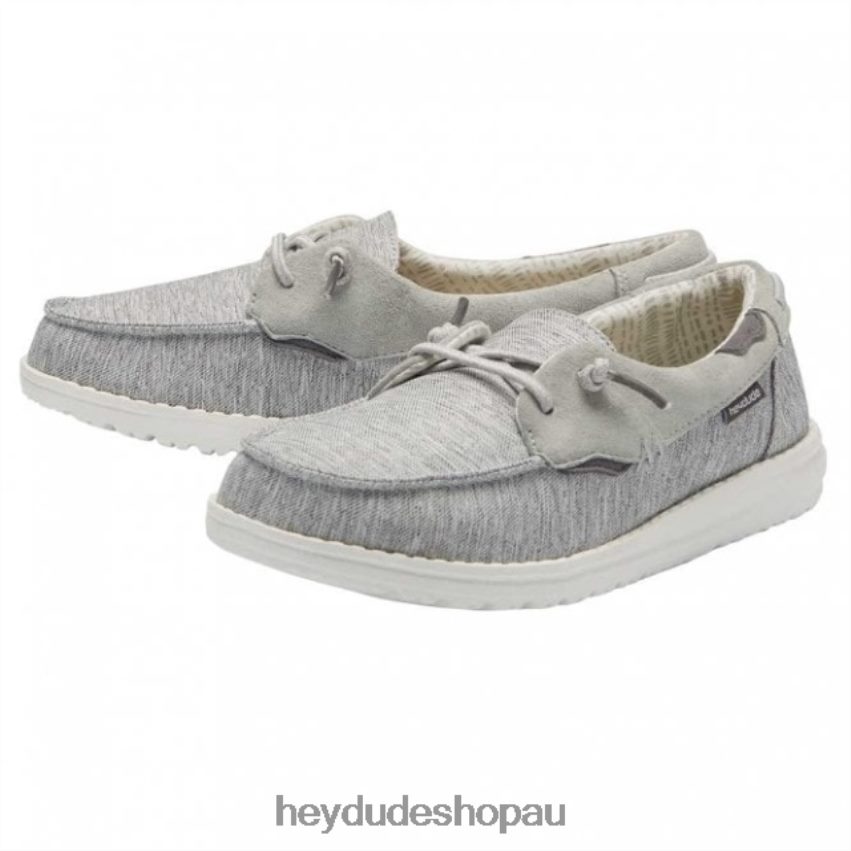 Hey Dude HEYDUDE Laila Lily Chambray Ice Grey Women V4Z64469