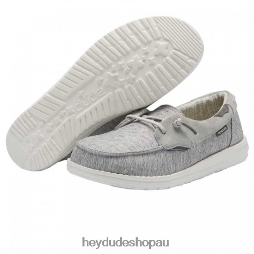 Hey Dude HEYDUDE Laila Lily Chambray Ice Grey Women V4Z64469