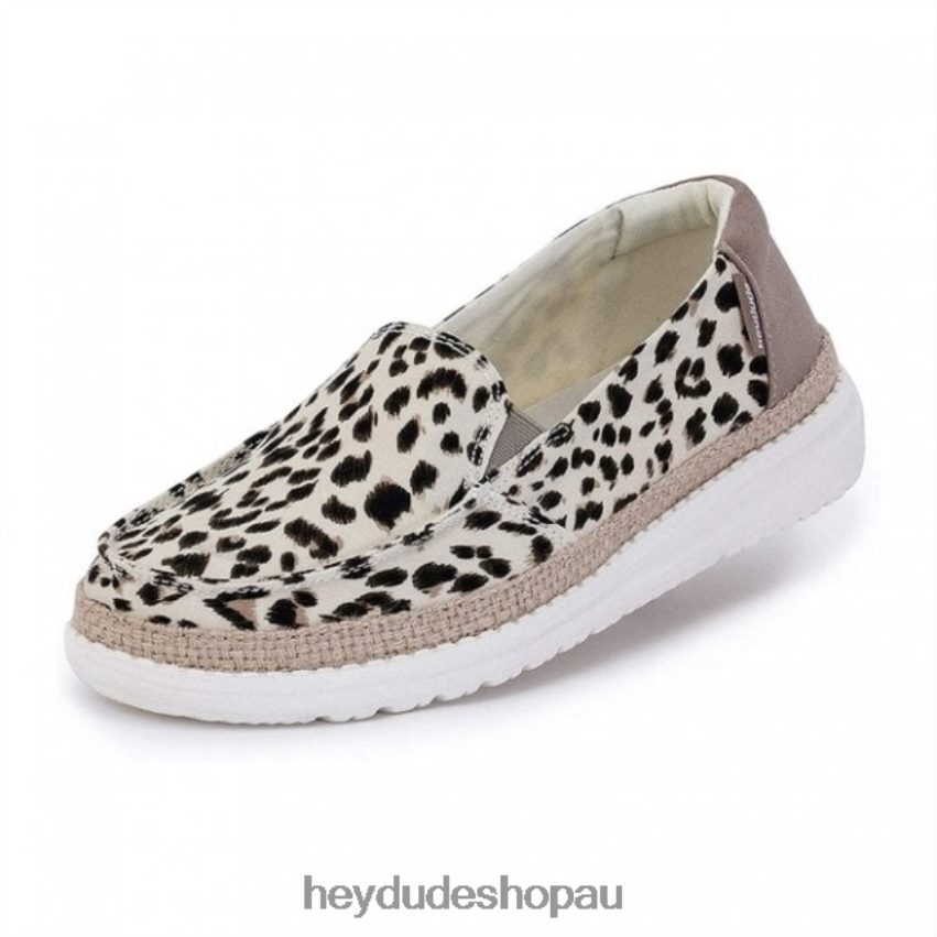 Hey Dude HEYDUDE Lena Leopard Angora Women V4Z64388
