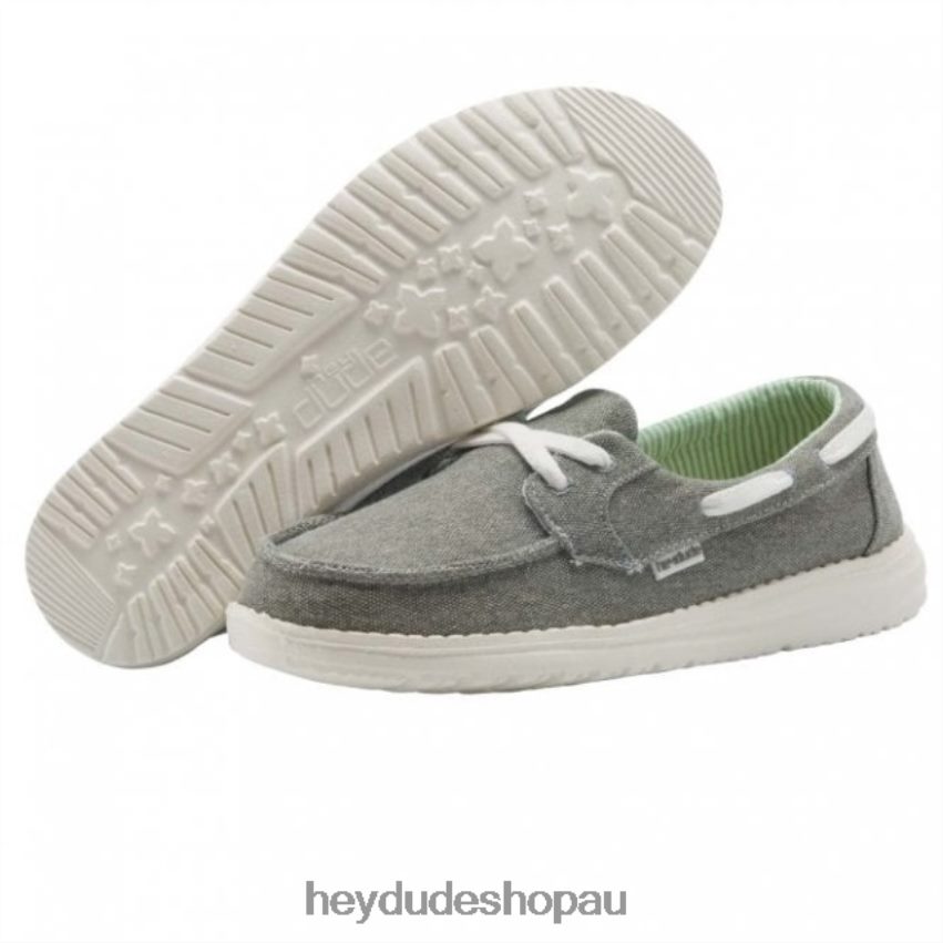 Hey Dude HEYDUDE Lily Classic Grey Women V4Z64475