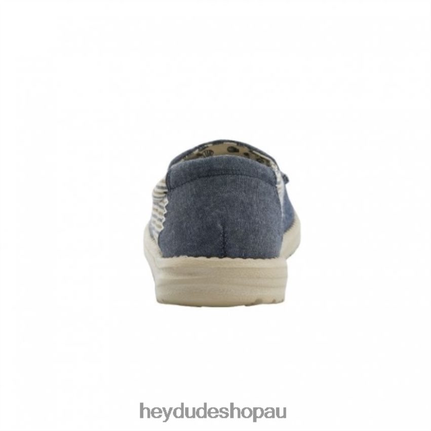 Hey Dude HEYDUDE Misty Barbados Canvas Blue Women V4Z64394
