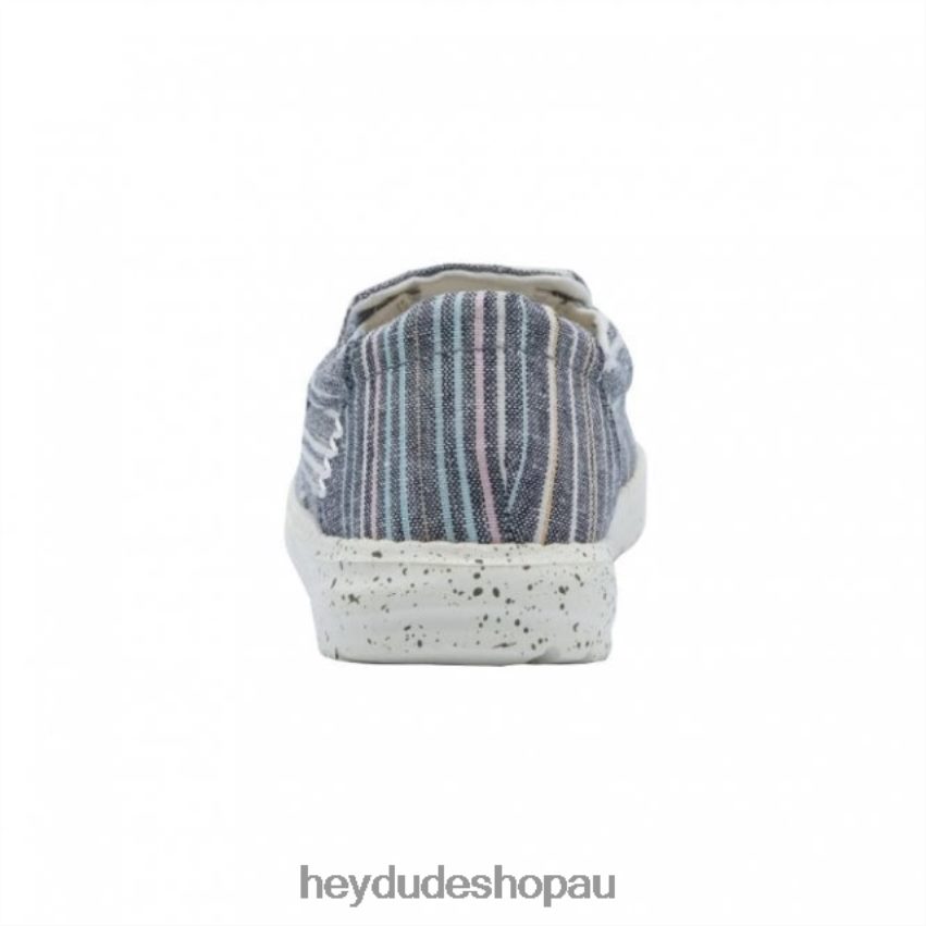 Hey Dude HEYDUDE Misty Chambray Stripes Blue Women V4Z64393