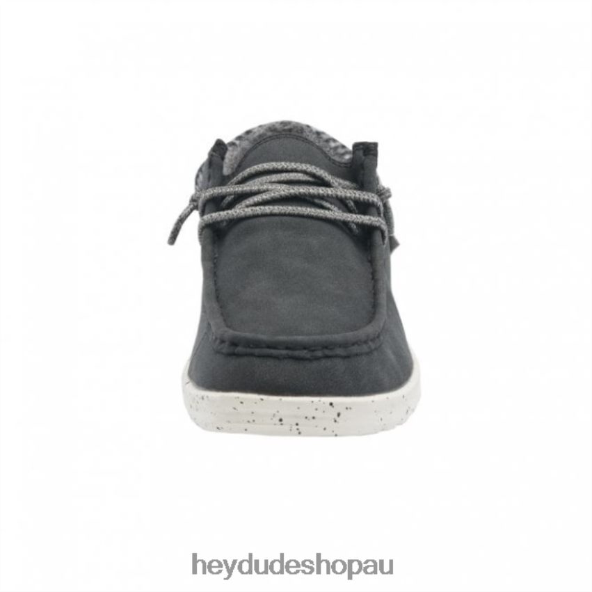 Hey Dude HEYDUDE Polly Recycled Leather Black Women V4Z64474