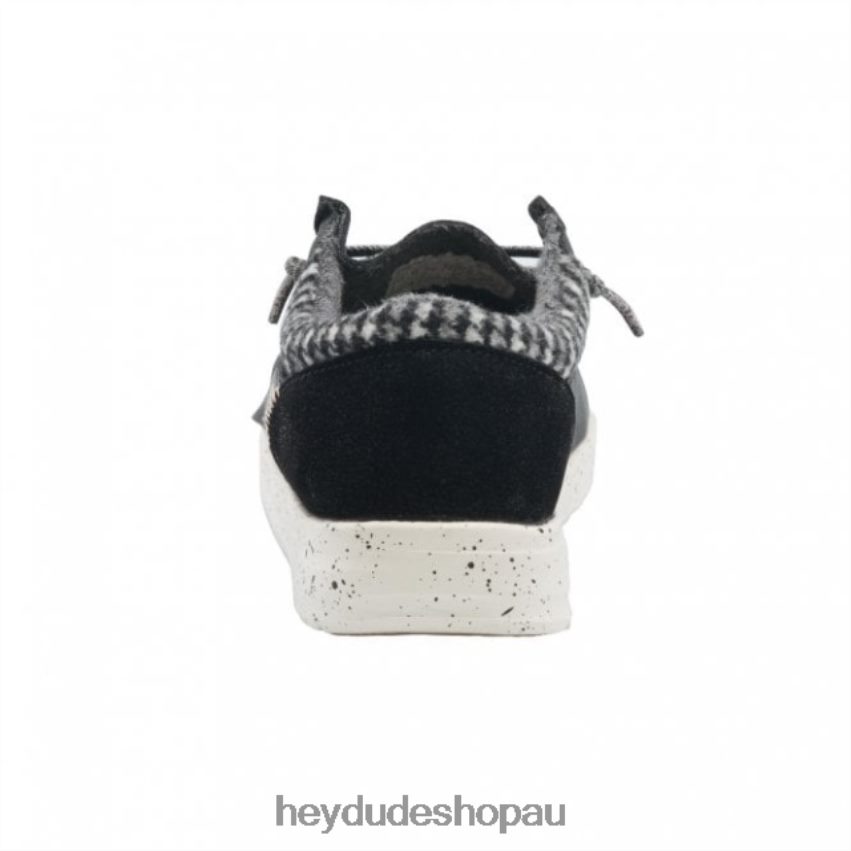 Hey Dude HEYDUDE Polly Recycled Leather Black Women V4Z64474