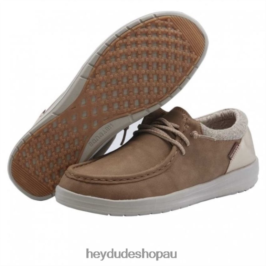 Hey Dude HEYDUDE Polly Recycled Leather Nut Women V4Z64473