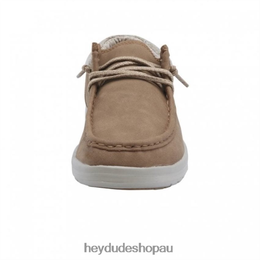 Hey Dude HEYDUDE Polly Recycled Leather Nut Women V4Z64473