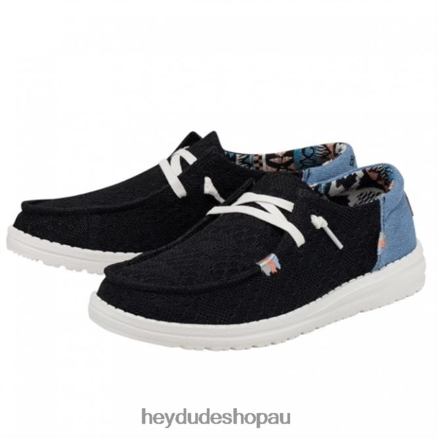 Hey Dude HEYDUDE Wendy Boho Black Women V4Z64449