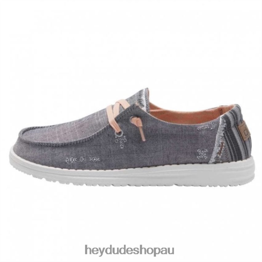 Hey Dude HEYDUDE Wendy Boho Grey Women V4Z64448