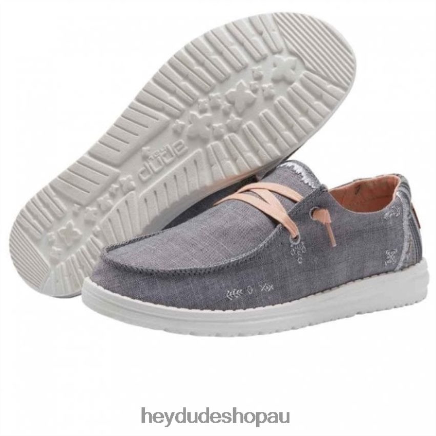 Hey Dude HEYDUDE Wendy Boho Grey Women V4Z64448