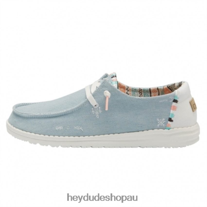 Hey Dude HEYDUDE Wendy Boho Light Denim Women V4Z64460