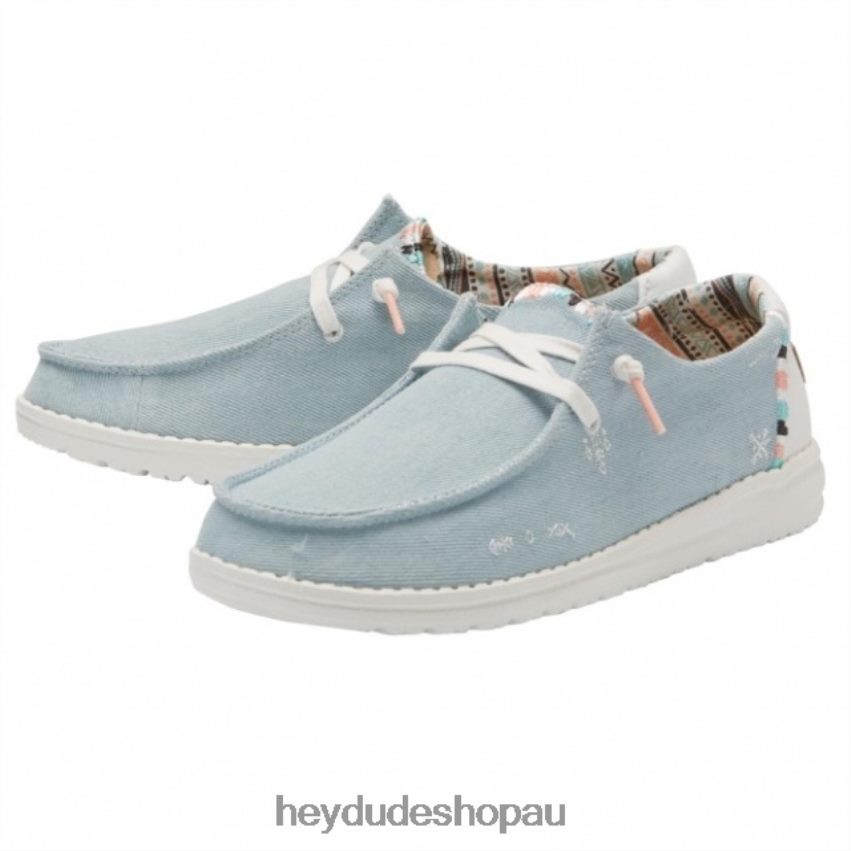 Hey Dude HEYDUDE Wendy Boho Light Denim Women V4Z64460