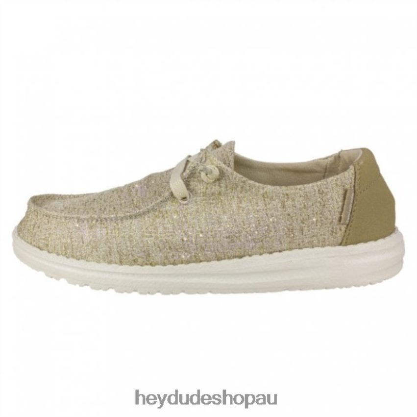 Hey Dude HEYDUDE Wendy Chambray Beige Sparkle Women V4Z64481