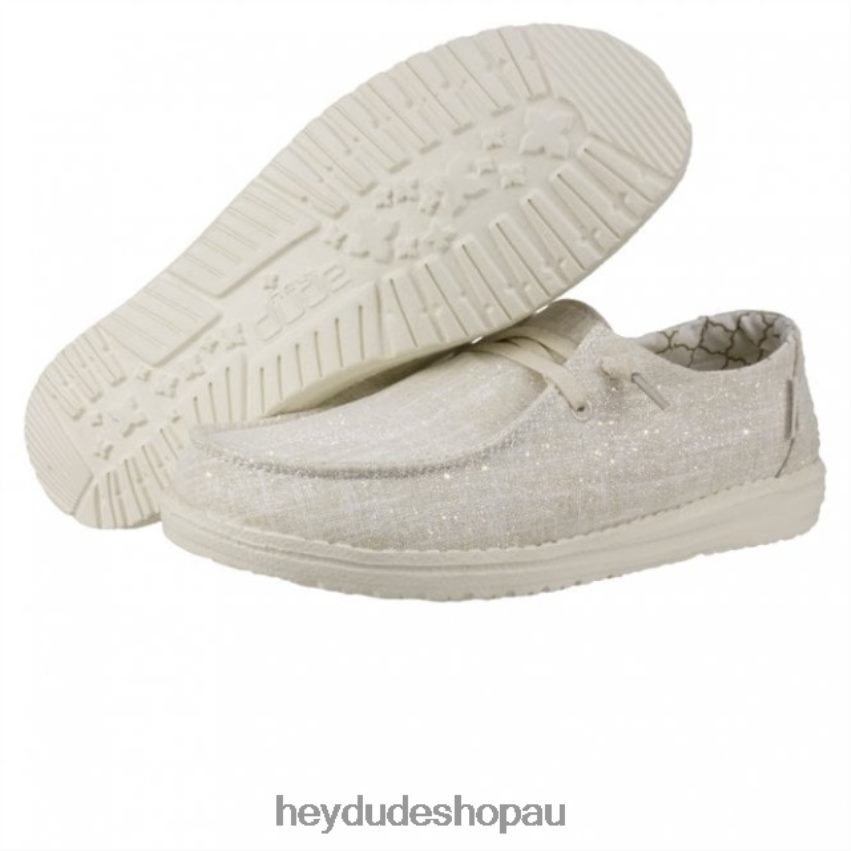 Hey Dude HEYDUDE Wendy Chambray Gold Sparkle Women V4Z64478