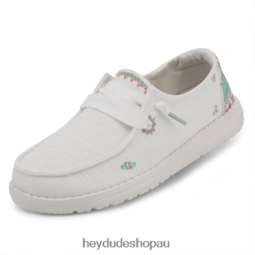 Hey Dude HEYDUDE Wendy Chambray Lily White Women V4Z64421