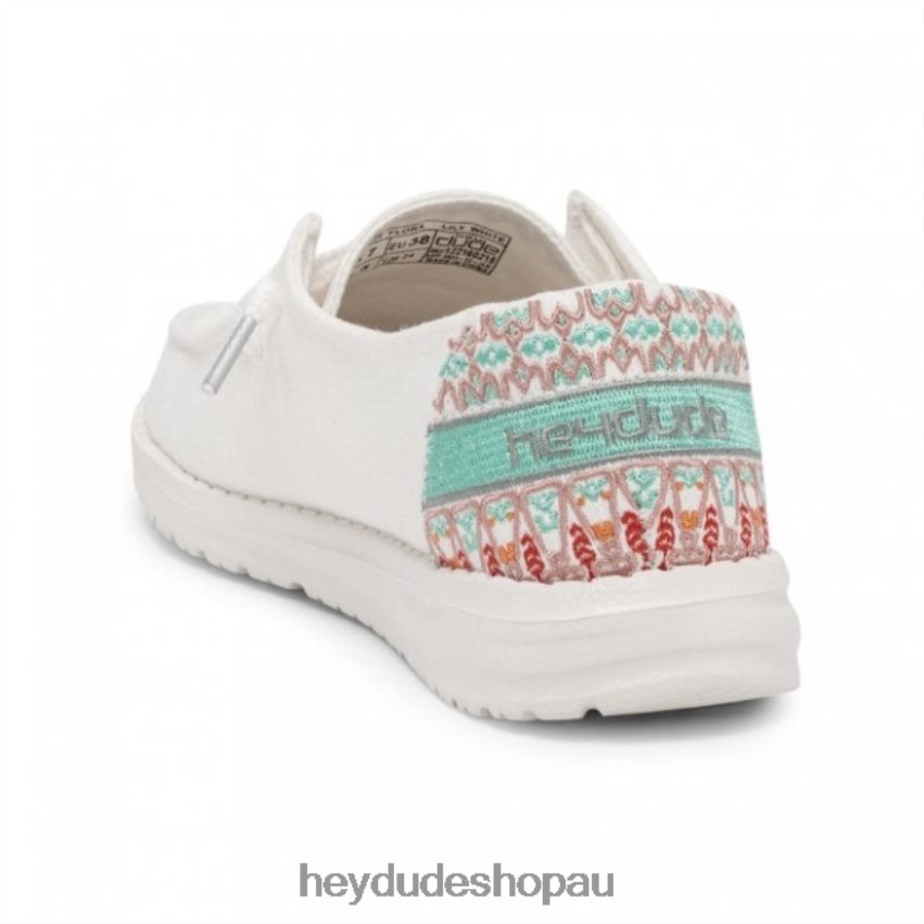 Hey Dude HEYDUDE Wendy Chambray Lily White Women V4Z64421